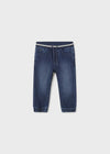 Pantalone Jeans Jogger better cotton neonato Mayoral blu scuro