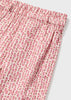 Pantalone largo con cinta neonata Mayoral rosa pastello