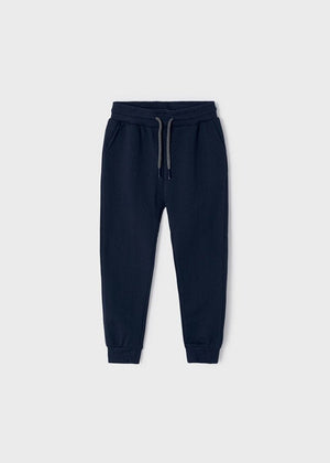 Pantalone tuta bambino Mayoral felpato blu - ErreGiModaBimbo