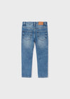 Pantaloni jeans regular cotone bambino Mayoral blu chiaro - ErreGiModaBimbo