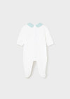 Pigiama lungo fresco cotone ricamo elefantini neonato Mayoral Newborn