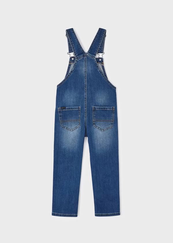 Salopette jeans Cotton bambino Mayoral effetto delavè - ErreGiModaBimbo