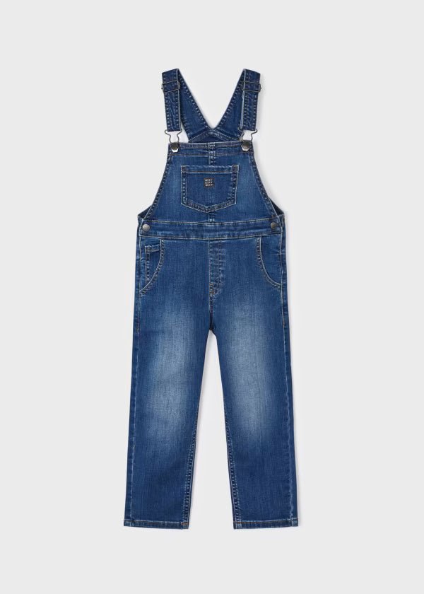 Salopette jeans Cotton bambino Mayoral effetto delavè - ErreGiModaBimbo