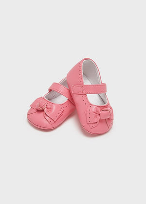 Scarpette ballerine fiocco rosa neonata Mayoral Newborn - ErreGiModaBimbo