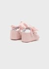 Scarpine ballerine con fiocco neonata Mayoral Newborn rosa - ErreGiModaBimbo