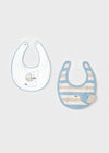 Set 2 bavaglini neonato Mayoral Newborn elefante "polare"