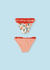 Set of 2 baby girl swimsuit briefs "Fruit"