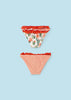 Set of 2 baby girl swimsuit briefs "Fruit"