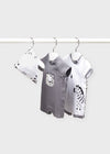 Set 2 Pagliaccetti con bandana neonato Mayoral Newborn tigro - ErreGiModaBimbo