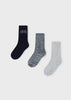 Set of 3 pairs Mayoral "Formula 1" warm cotton socks for children