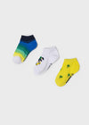 Set 3 paia calzini fresco cotone bambino Mayoral Skate limone - ErreGiModaBimbo