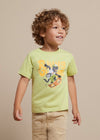 Mayoral Children's T-Shirt "ROLLING JUNGLE" Print Green