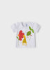 T-shirt neonata Mayoral ricamo play Giraffa - ErreGiModaBimbo