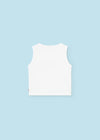 T-Shirt smancata interattiva fresco cotone neonato Mayoral "1 2 3 Summer"