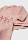 Felpa pullover giroclocco neonata Mayoral rosa cuori