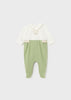 Tutina pigiama fresco cotone neonati Mayoral Newborn strelle verde