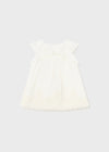 Mayoral Delia baby girl floral texture dress with sash