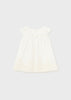 Mayoral Delia baby girl floral texture dress with sash